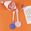 DIY Round Moon Lute Bookmark Silicone Molds DIY-F089-02-1