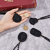 4Pcs 4 Styles Glass Pendant Necklaces NJEW-OC0001-04B-3