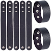 12Pcs PVC & Iron Cord Bracelets AJEW-CL0002-49C-1