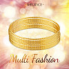 Brass Buddhist Bangle Sets JB641A-5