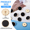 10Pcs Alloy Resin Shank Buttons BUTT-TA0001-36A-4