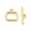 Brass Toggle Clasps KK-G416-67G-2