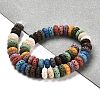 Natural Lava Rock Dyed Beads Strands G-L586-B01-05-2