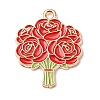 Alloy Enamel Pendants ENAM-I089-02G-04-1