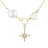 Brass Pendants Necklaces NJEW-JN04846-1