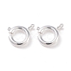 Eco-friendly Brass Spring Ring Clasps KK-D082-01B-S-1