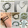 Nbeads 2 Strands Natural Green Rutilated Quartz Beads Strands G-NB0004-73-5