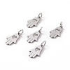 Non-Tarnish 304 Stainless Steel Pendants STAS-Q201-T453S-3