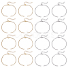 32Pcs 2 Colors 304 Stainless Steel Cable Chain Bracelet Making MAK-ME0001-11-1