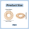 Wooden Crystal Sphere Display Stands WOOD-UN0001-18B-3