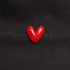 Resin Heart Badge for Backpack Clothes HEAR-PW0001-051A-1