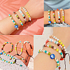 800Pcs 10 Colors Glass Beads GLAA-CJ0001-72-7