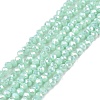 Electroplate Glass Beads Strands EGLA-A044-P1mm-B14-1