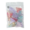 24Pcs 6 Colors Transparent Spray Painted Glass Pendants GLAA-FS0001-90-6