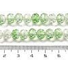 Transparent Crackle Glass Beads Strands CCG-L050-01A-03-4