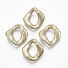 Spray Painted CCB Plastic Linking Rings CCB-R104-04A-02-1