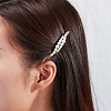 Alloy Hair Bobby Pins PHAR-D011-02LG-4