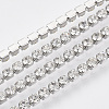 304 Stainless Steel Rhinestone Strass Chains CHS-R012-C-01-3