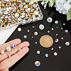 AHADERMAKER 8 Style Pointed Back Glass Rhinestone Cabochons RGLA-GA0001-07A-3