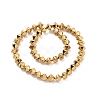 Electroplated Non-magnetic Synthetic Hematite Beads Strands G-G862-01B-2