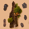 SUPERFINDINGS 1 Set Resin Imitation Wood Log Display Decorations AJEW-FH0003-22-5