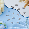 200Pcs 201 Stainless Steel Pendants STAS-DC0017-13-4