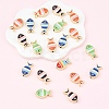 20Pcs Light Gold Tone Alloy Enamel Beads FIND-YW0010-21-2