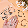 12Pcs 4 Colors 304 Stainless Steel Macrame Pouch Bracelet Making for Stone Holder AJEW-SC0003-01-3