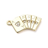 Brass Micro Pave Cubic Zirconia Pendants X-KK-L229-067G-1