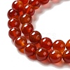 Natural Carnelian Beads Strands X-G-G390-8mm-03-5