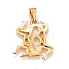 Ion Plating(IP) 304 Stainless Steel Pendants X-STAS-D165-14G-05-2