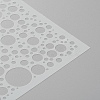 Geometric Plastic Reusable Painting Stencils DIY-E021-02E-2