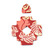 Handmade Polymer Clay Pendants CLAY-N010-038B-4