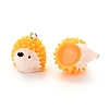 Autumn Theme Opaque Resin Pendants RESI-I038-02P-4