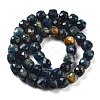 Natural Tiger Eye Dyed Beads Strands G-H028-A01-03-3