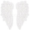 2Pcs 2 Styles Polyester Embroidery Sew on Appliques DIY-CY0001-02A-01-1