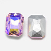Pointed Back Glass Rhinestone Cabochons RGLA-T019-10x14mm-01-2