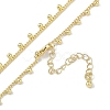 Rack Plating Brass Twisted Chain Ball Tassel Necklaces for Women NJEW-K382-15C-G-2