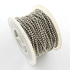 Tarnish Resistant 201 Stainless Steel Ball Chains CHS-R008-19-2