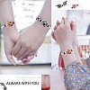 Adjustable Braided Nylon Cord Macrame Pouch Bracelet Making AJEW-SW00013-16-7