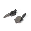 Plastic Invisible Zipper Pull Slider Head FIND-WH0144-93-1