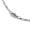 Tarnish Resistant Box Chain Necklace for Men LS-NJEW-F027-17-2.5mm-2