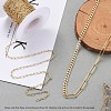 Soldered Brass Paperclip Chains CHC-G005-03G-11