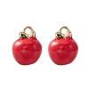 2pcs Brass Enamel Charms KK-YW0001-88-1
