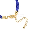 4.5MM Round Nylon Milan Cord Bracelet Making BJEW-I245-01G-40-3