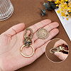Skull Brass Lobster Claw Clasps KK-WH20002-20B-3