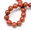 Natural Red Jasper Bead Strands G-R193-11-10mm-2
