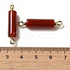 Natural Carnelian Connector Charms FIND-C046-17B-02G-3