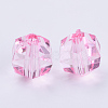 Transparent Acrylic Beads TACR-Q256-6mm-V03-2
