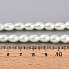 Baking Paint Pearlized Glass Pearl Bead Strands X-HY-T002-01A-02-4